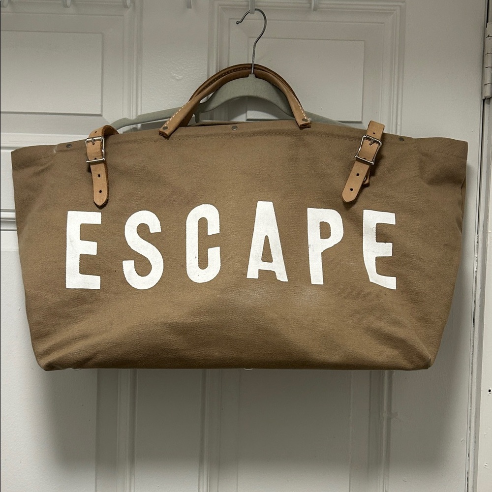Escape Canvas Tote - Brown